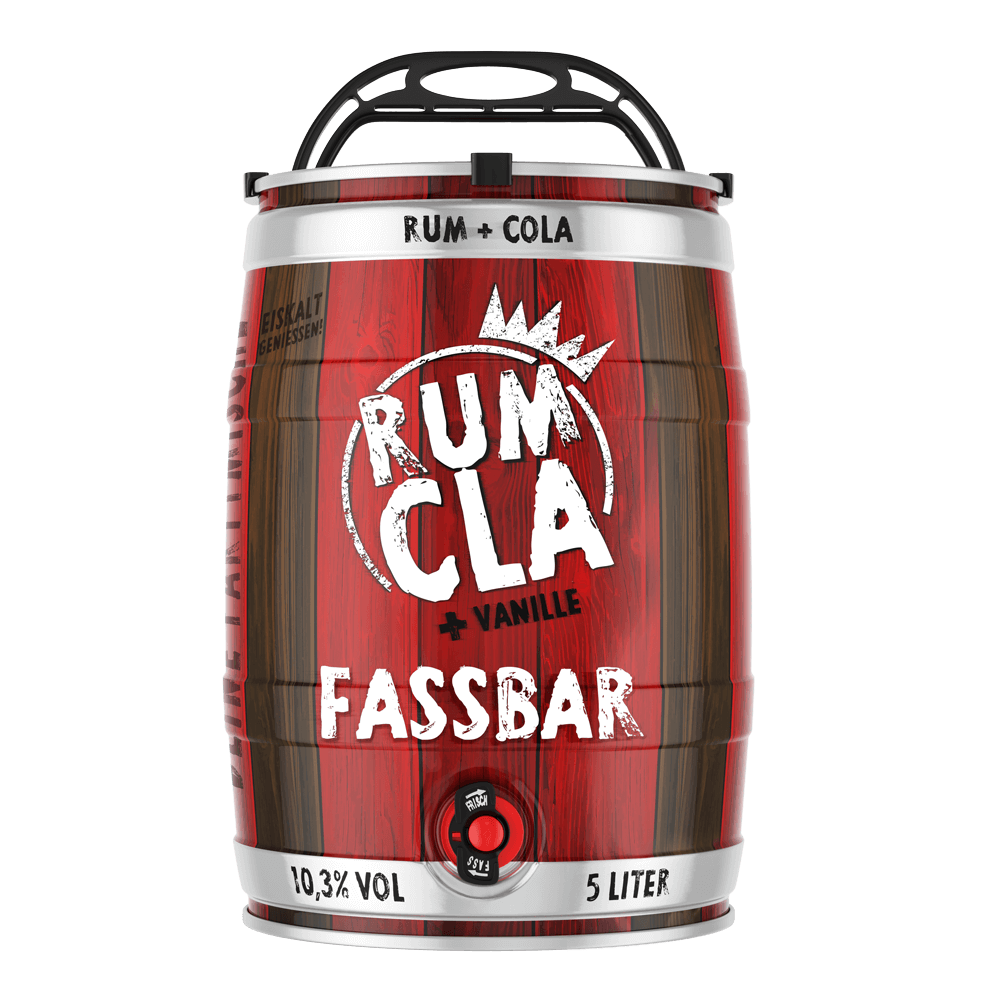 Bild von FASSBAR "RUM CLA" Rum & Cola Partyfass 5L